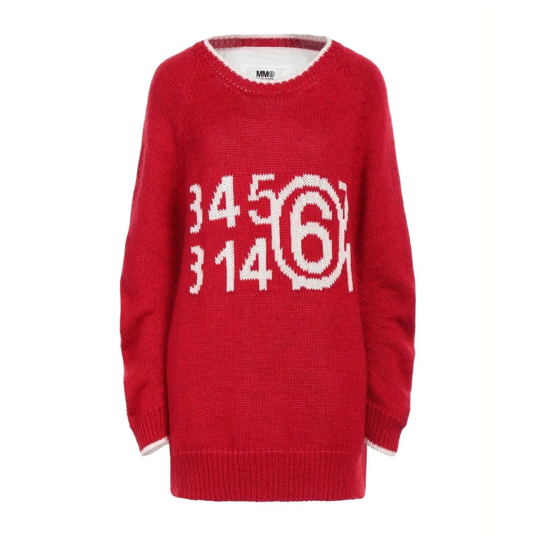 MM6 Maison Margiela  |Crew Neck Casual Style Unisex Street Style Long Sleeves