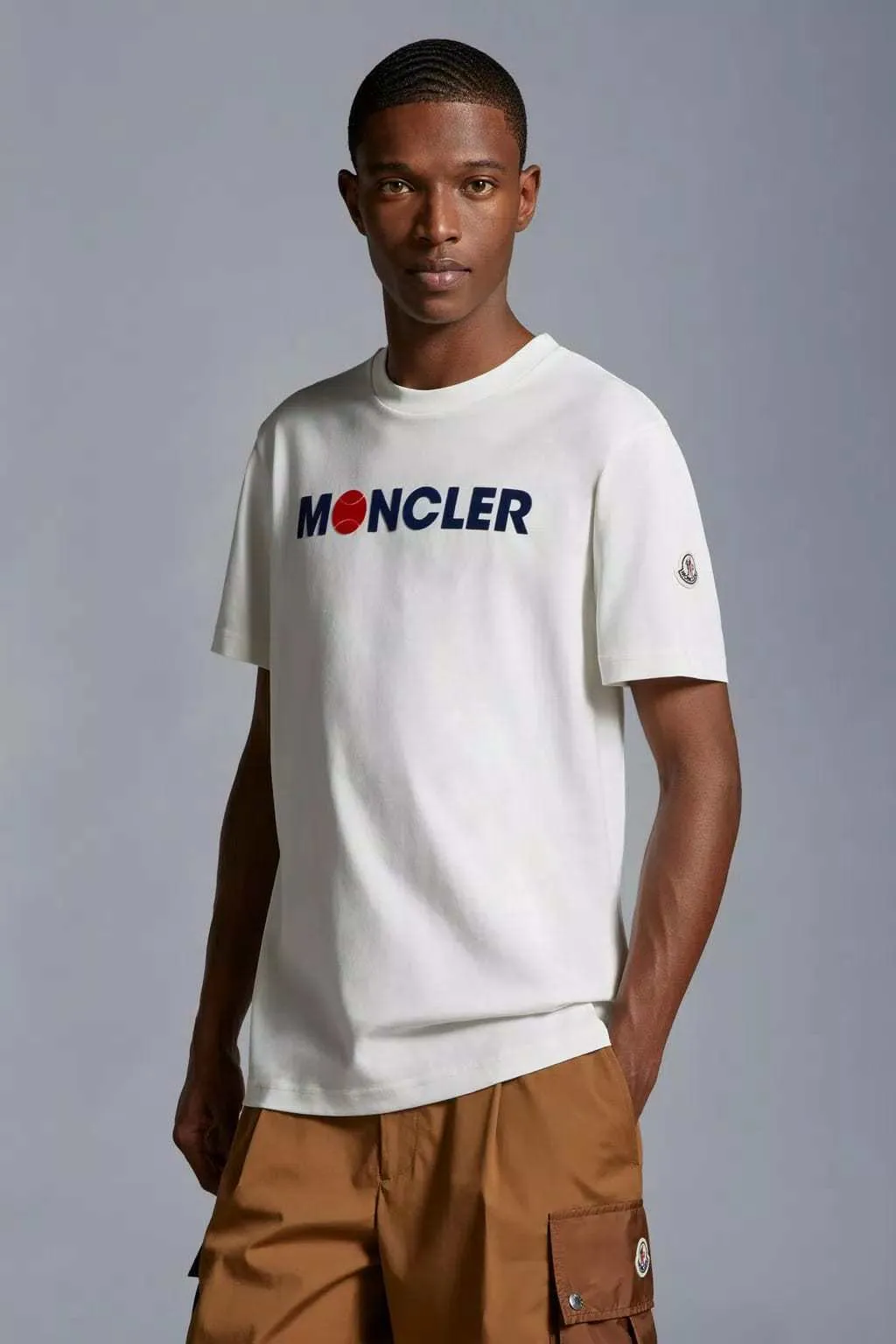 MONCLER  |Flocked Logo T-Shirt