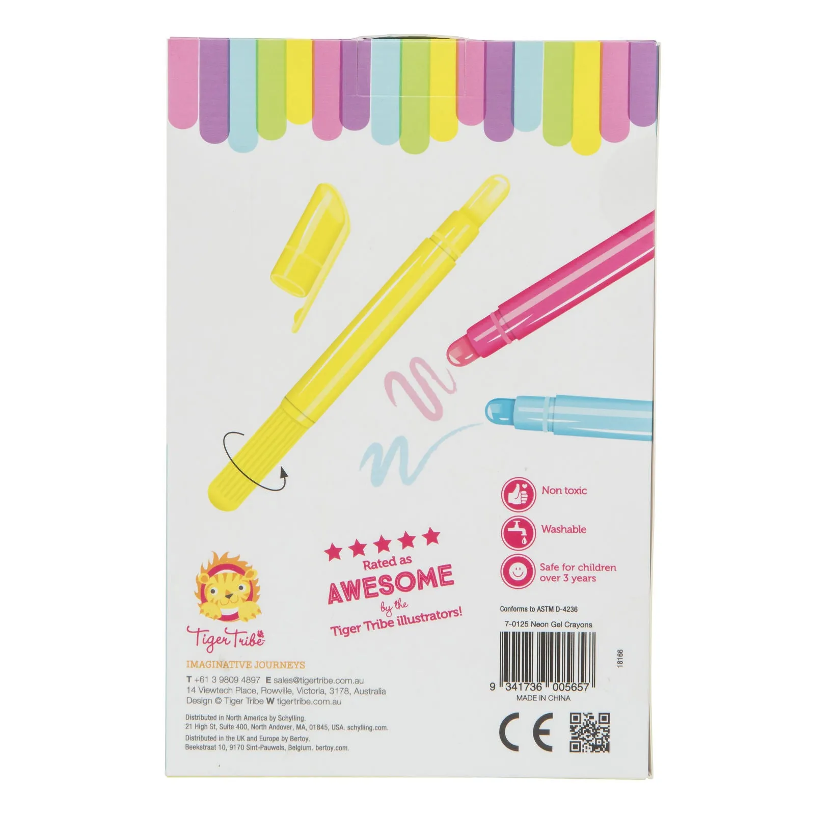 Neon Gel Crayons