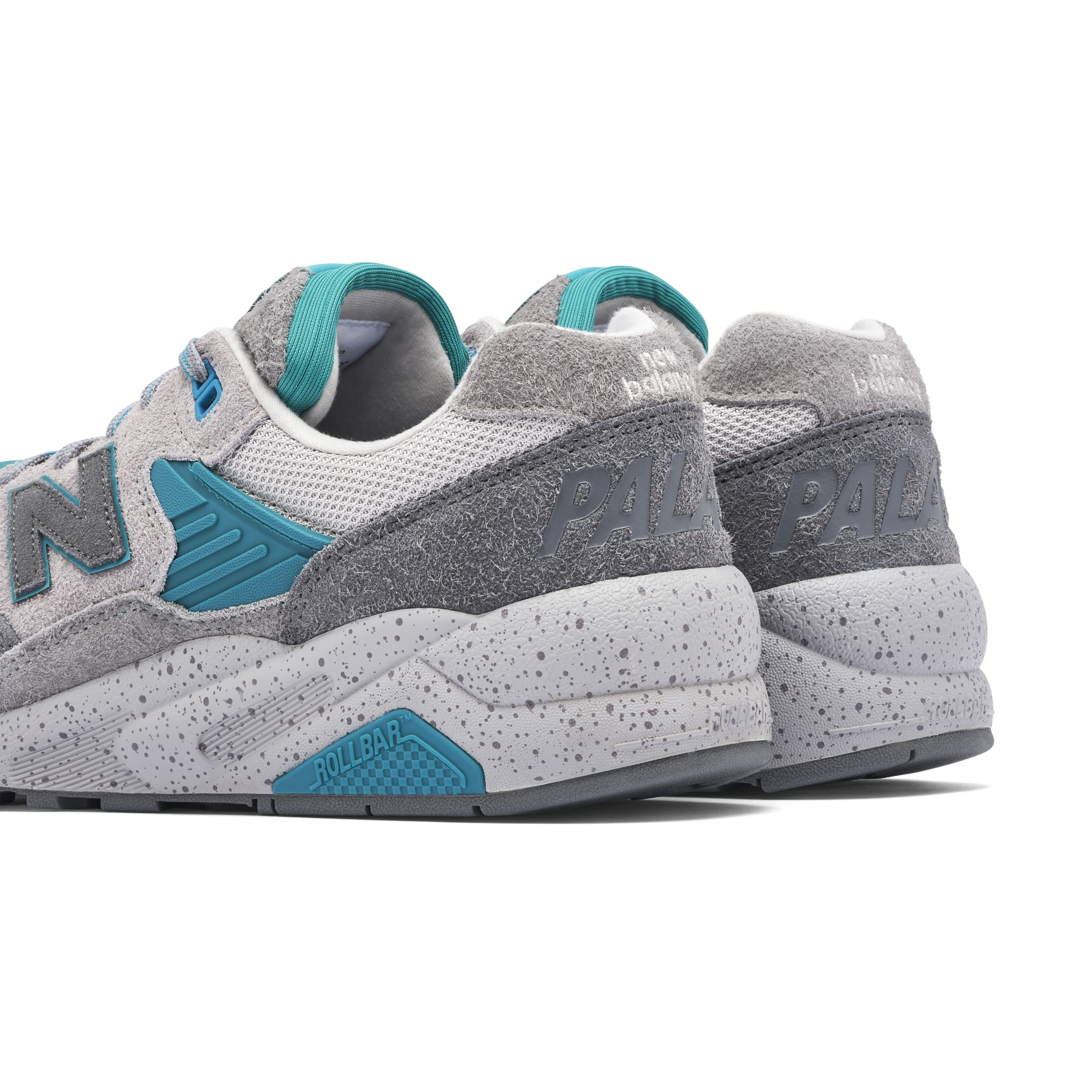 New Balance 580 x PALACE Gargoyle Lapis Blue | MT580PA2 | Laced