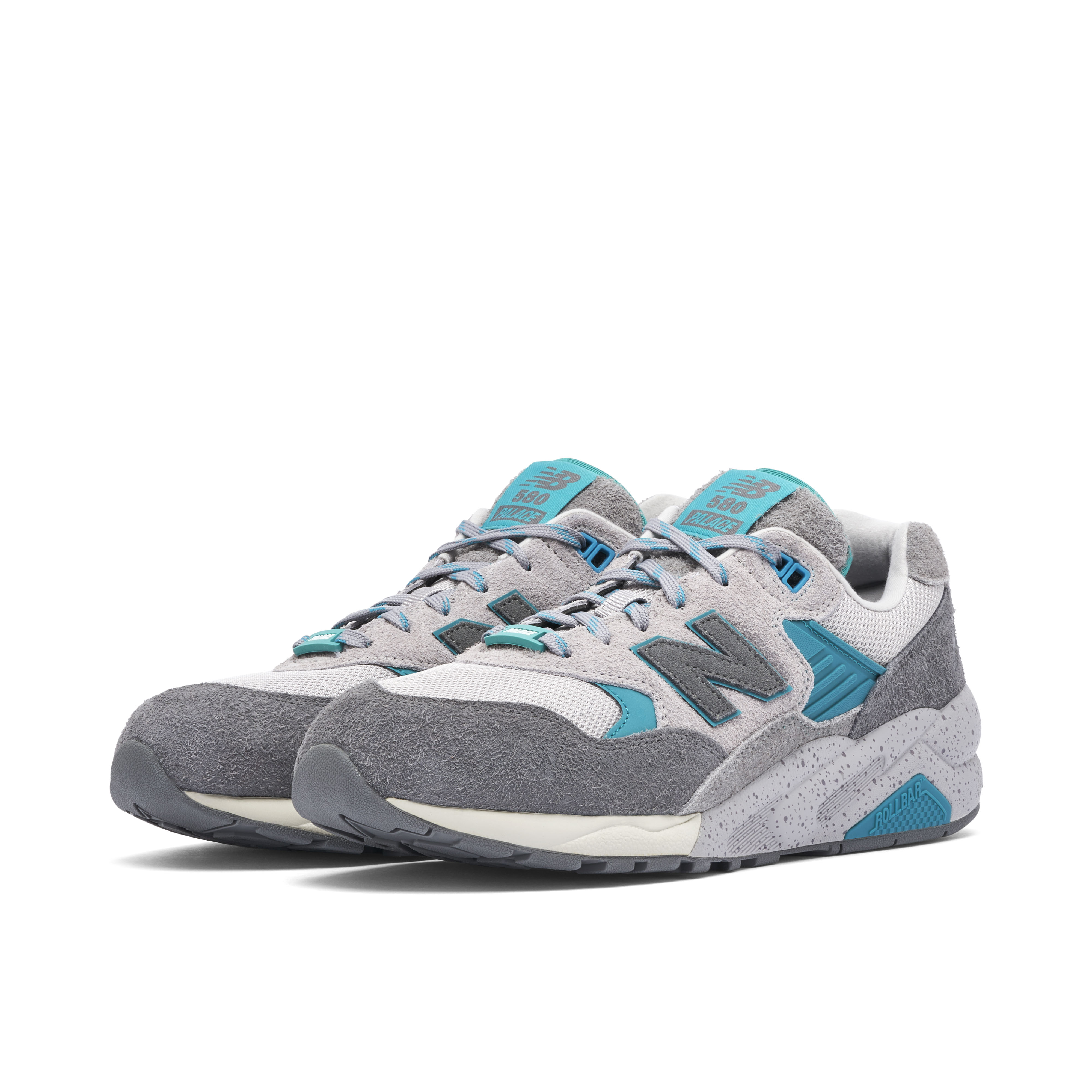 New Balance 580 x PALACE Gargoyle Lapis Blue | MT580PA2 | Laced