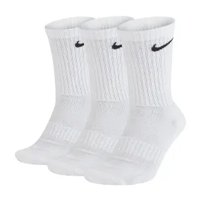 Nike Everyday Cushioned Crew x 3 Calze  White/Black