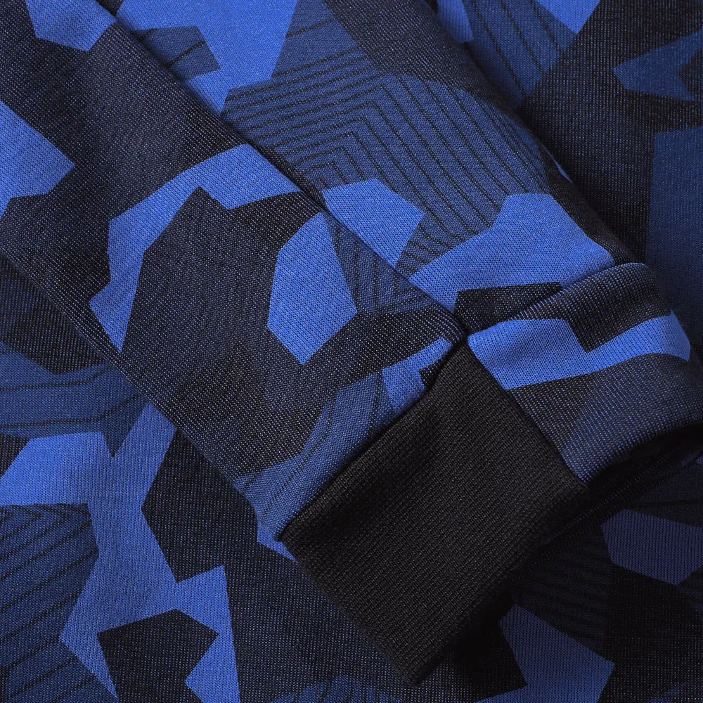 Nike Tech Fleece Camo WindrunnerGame Royal & Black