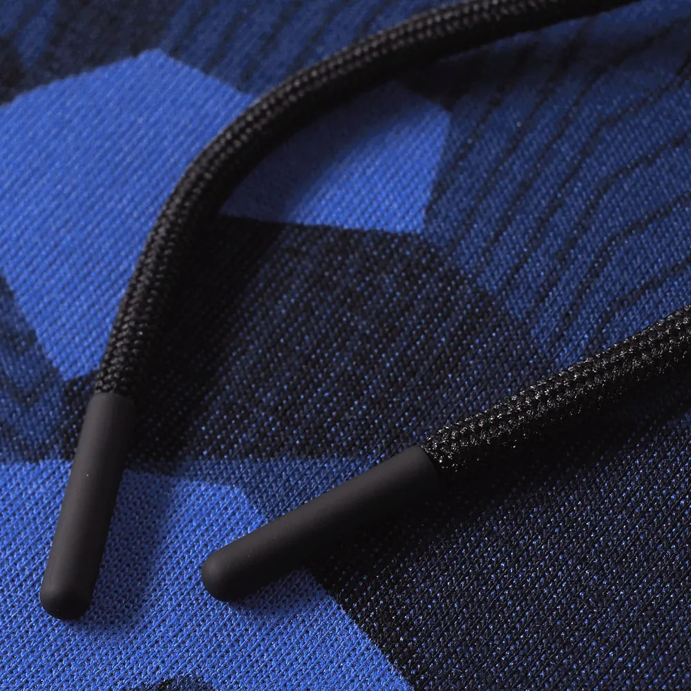 Nike Tech Fleece Camo WindrunnerGame Royal & Black