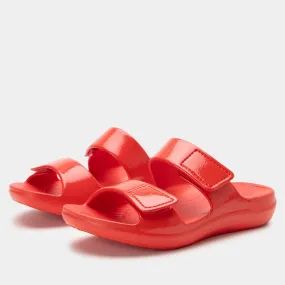 Orbyt Coral Gloss Sandal