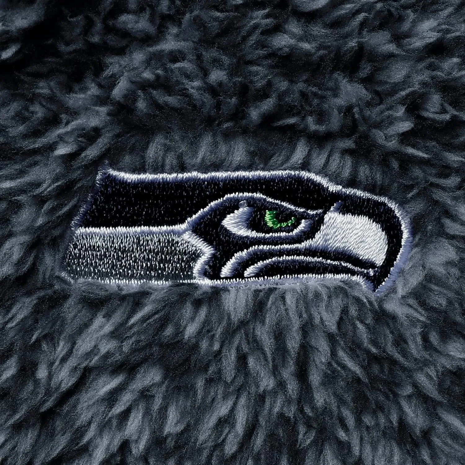 Outerstuff Newborn & Infant Charcoal Seattle Seahawks Game Nap Fleece Sleeper