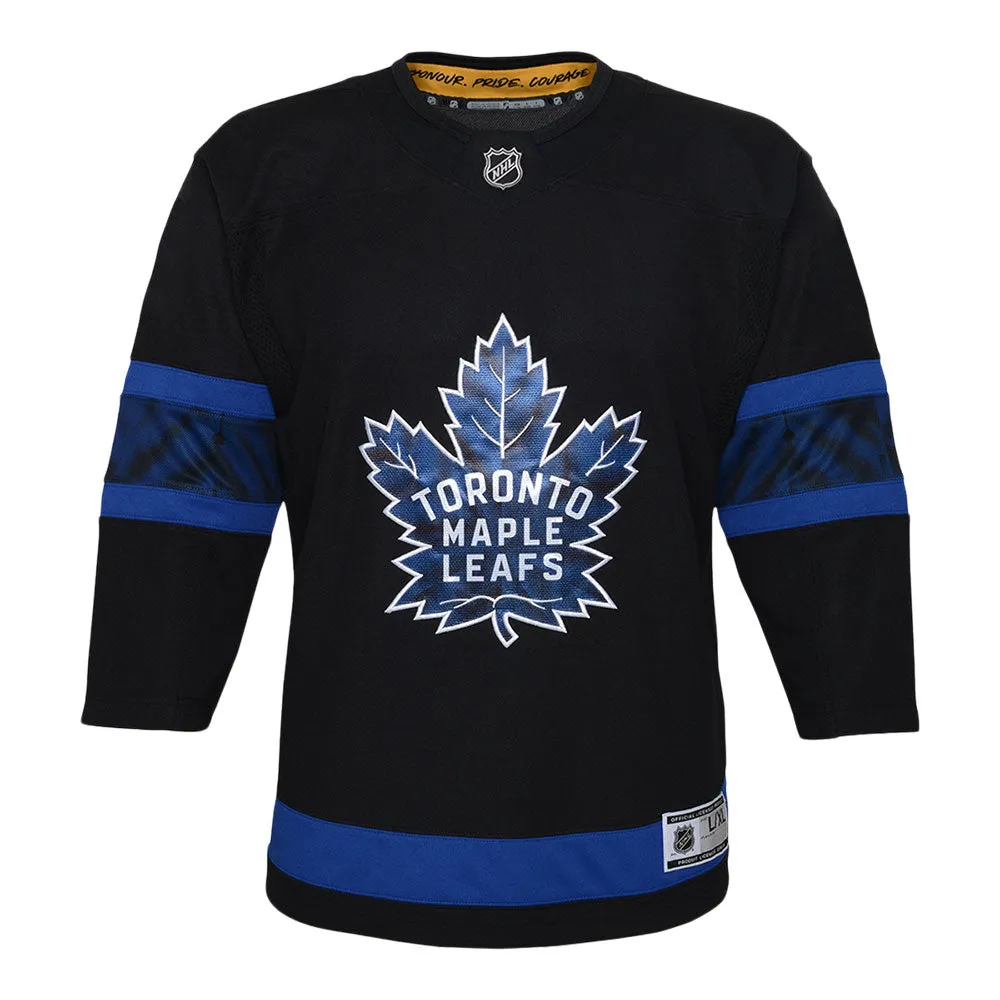 OUTERSTUFF TORONTO MAPLE LEAFS CHILD BLACK THIRD JERSEY