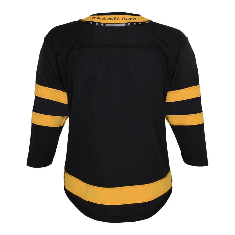 OUTERSTUFF TORONTO MAPLE LEAFS CHILD BLACK THIRD JERSEY