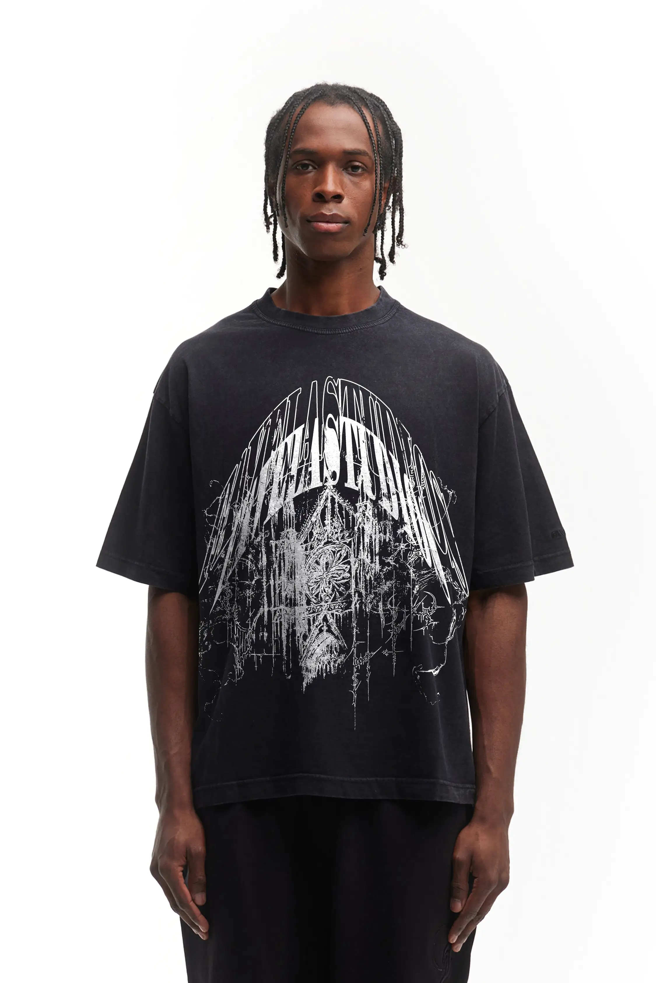 PALACE BLACK WASHED T-SHIRT