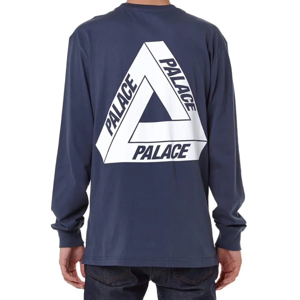 Palace Long Sleeve Tri-Ferg TeeCoral