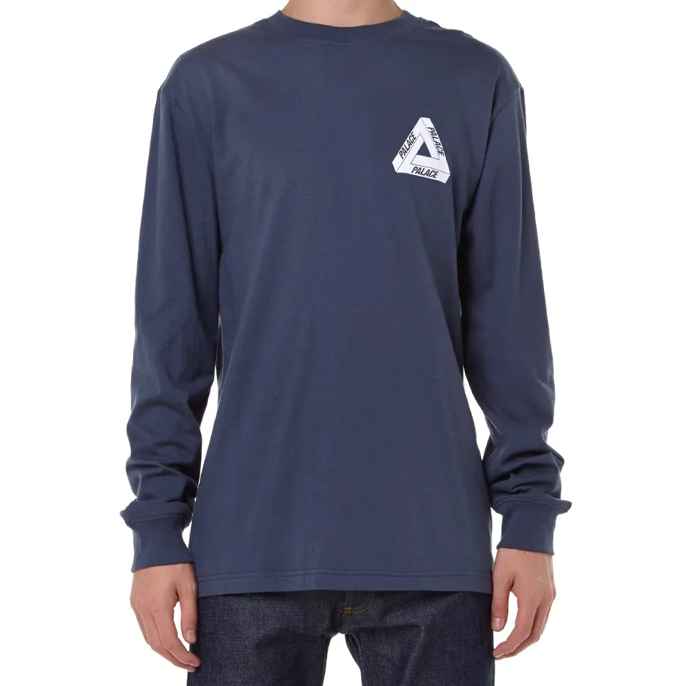 Palace Long Sleeve Tri-Ferg TeeCoral