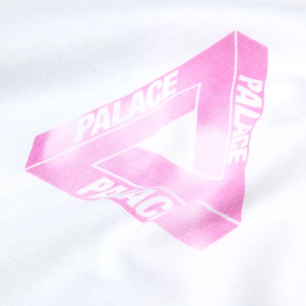 Palace Tri Hyper TeeWhite, Pink & Blue