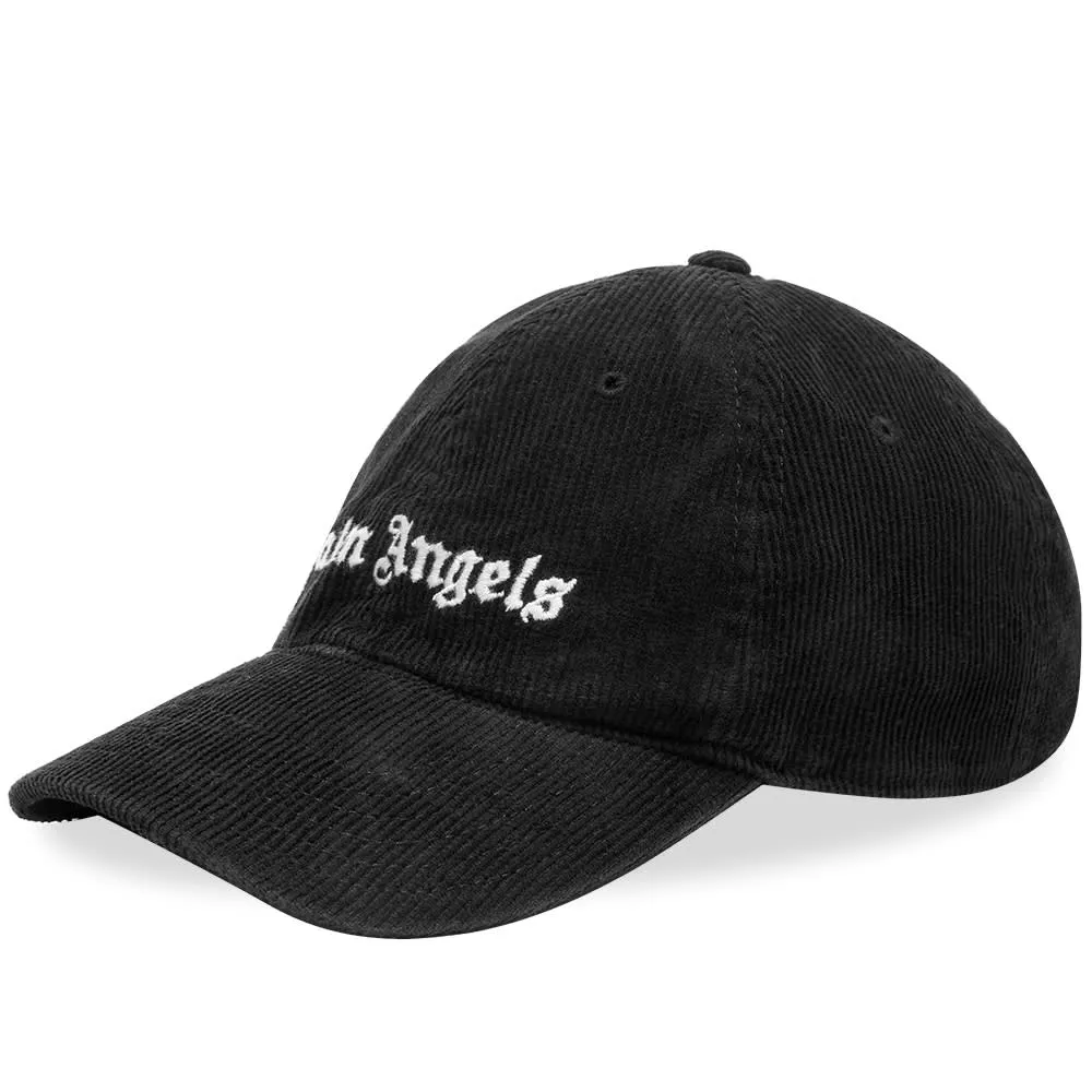 Palm Angels Cord Logo CapBlack