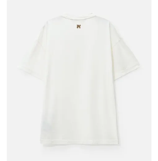 Palm Angels  |Monogram Street Style Plain Cotton Short Sleeves Logo