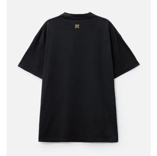 Palm Angels  |Monogram Street Style Plain Cotton Short Sleeves Logo