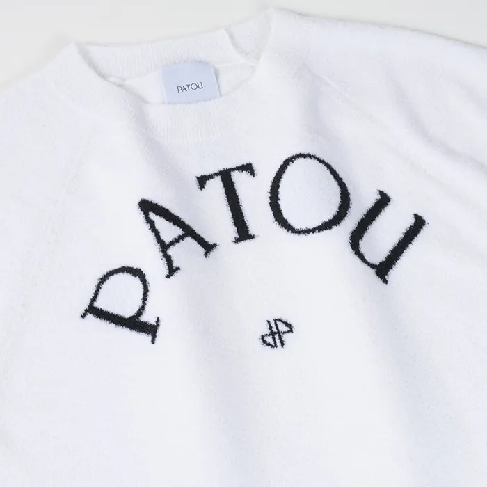 PATOU  |Crew Neck Cotton Short Sleeves Logo V-neck & Crew neck