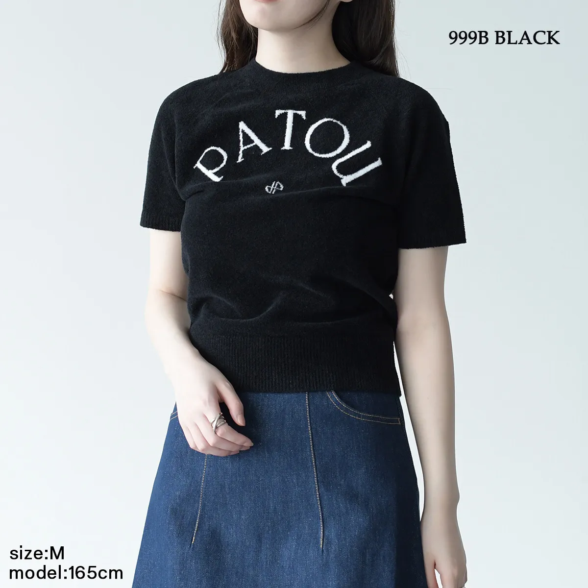 PATOU  |Crew Neck Cotton Short Sleeves Logo V-neck & Crew neck