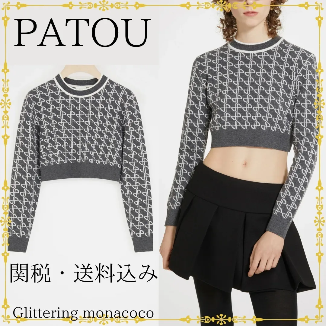 PATOU  |Wool Logo V-neck & Crew neck