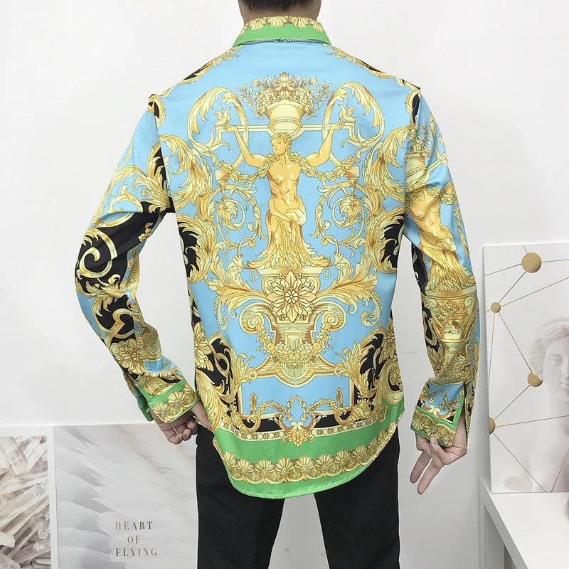 Personality Palace Yan Pattern Printing Thin