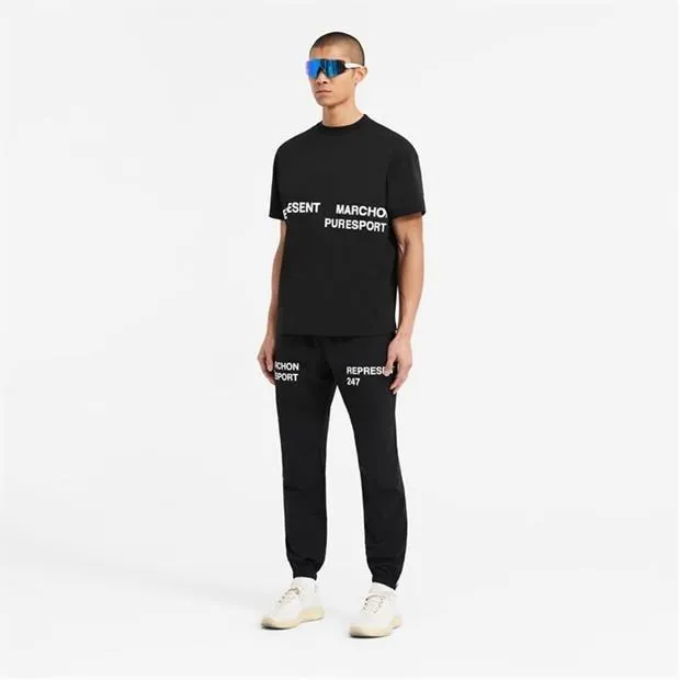 REPRESENT  |Crew Neck Unisex Street Style Short Sleeves Logo