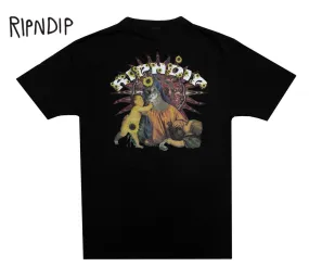 RIPNDIP  |Crew Neck Street Style Short Sleeves Logo Skater Style