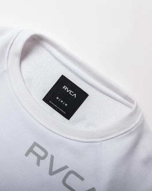 RVCA  |Crew Neck Unisex Plain Short Sleeves Logo Crew Neck T-Shirts