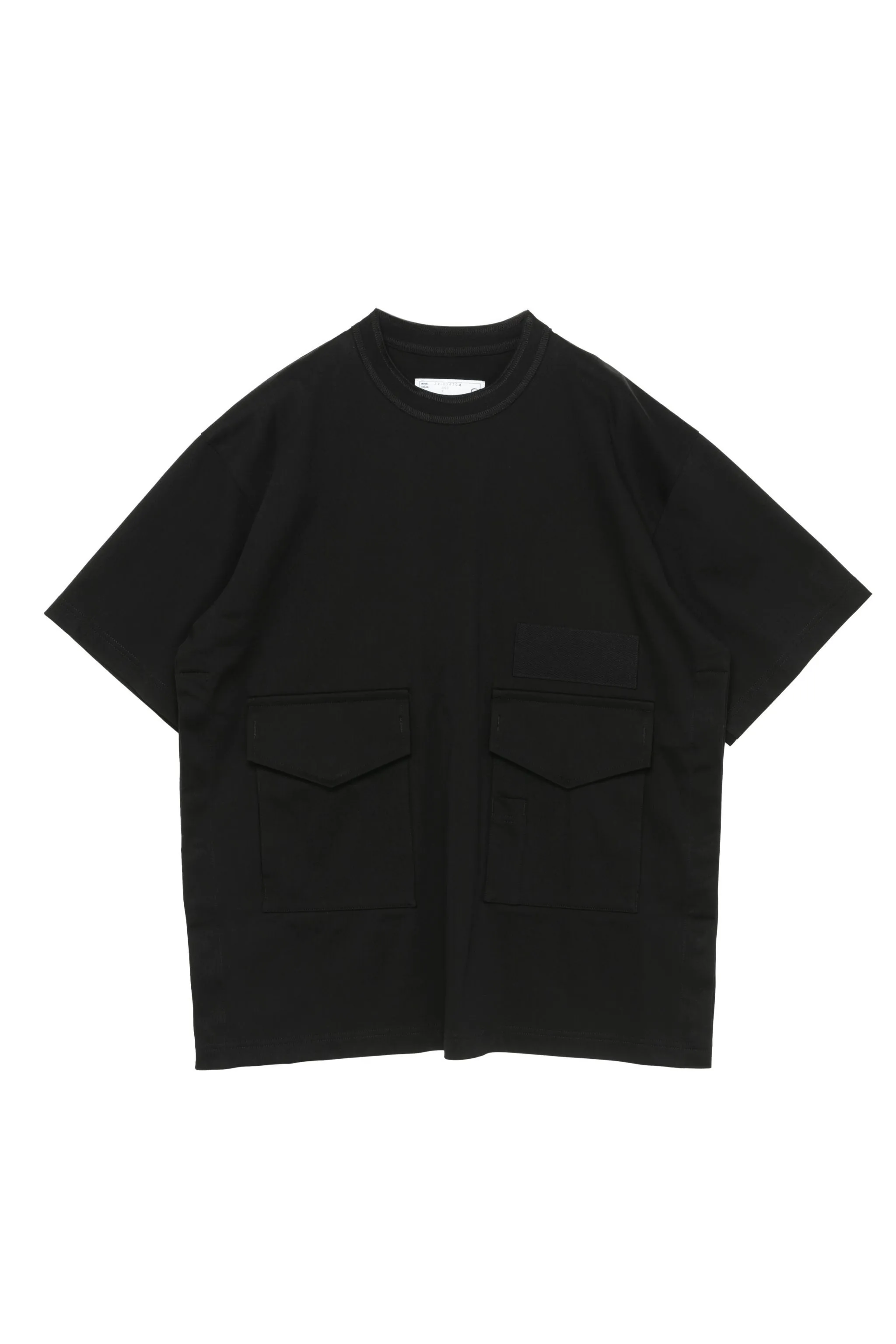 sacai  |Crew Neck Street Style Plain Cotton Short Sleeves Designers