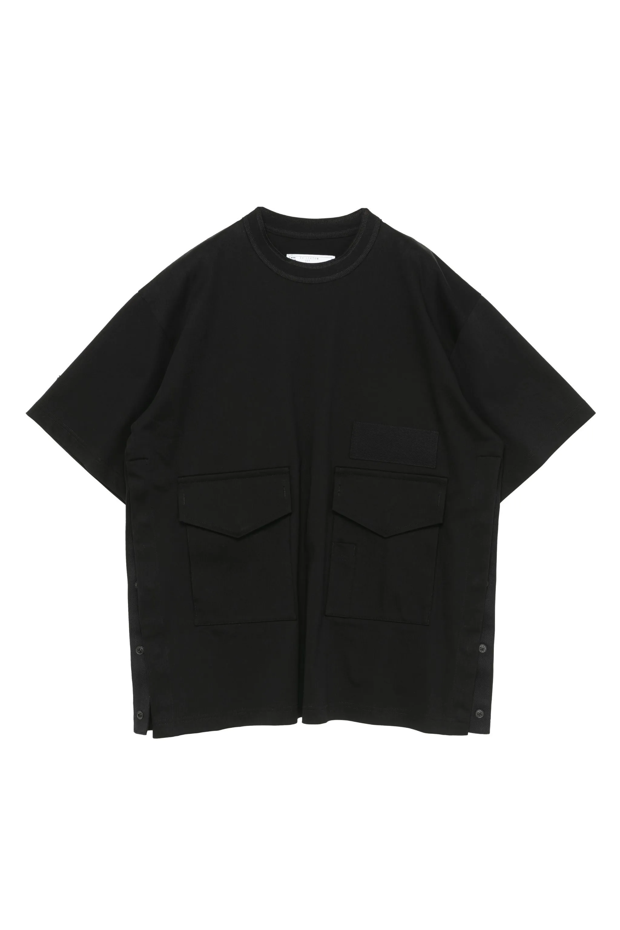 sacai  |Crew Neck Street Style Plain Cotton Short Sleeves Designers