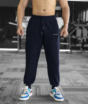 Signature Oversized GymX Bottoms: Night Blue