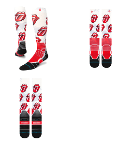 Stance Snow OTC Rolling Stones Licks Socks