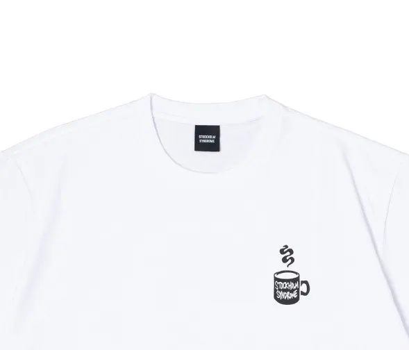 STOCKHOLM SYNDROME  |Crew Neck Unisex Street Style Cotton Short Sleeves Logo