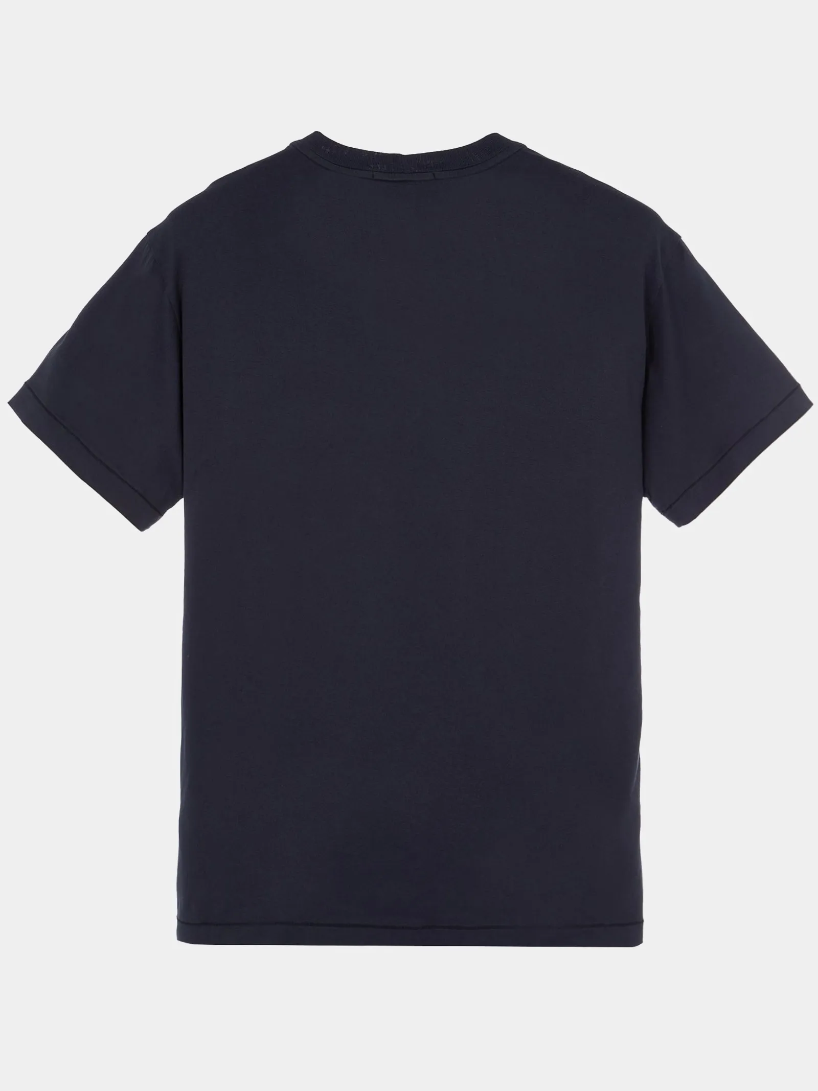 STONE ISLAND  |Crew Neck Plain Cotton Short Sleeves Logo Crew Neck T-Shirts