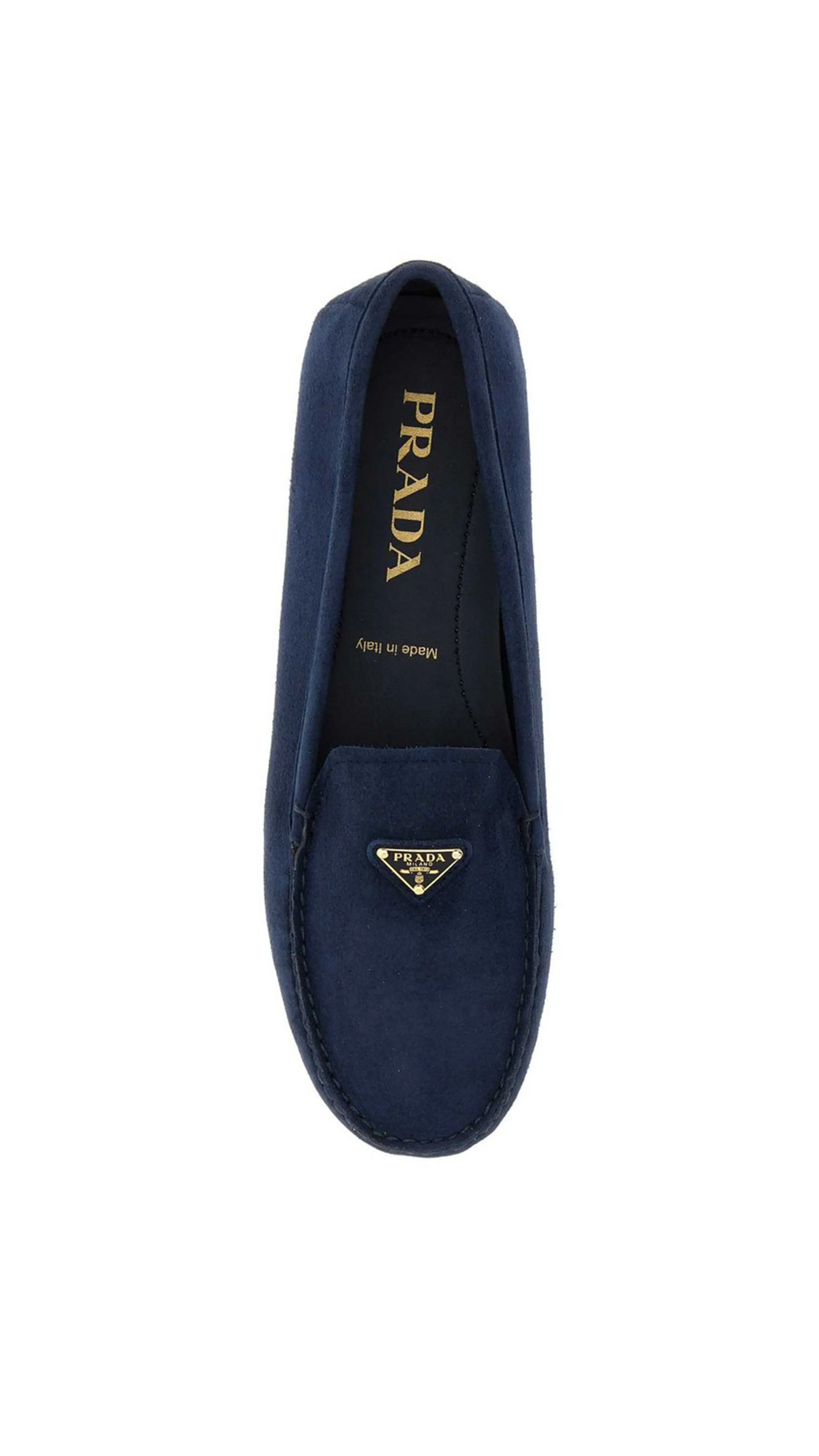 Suede Moccasin - Navy