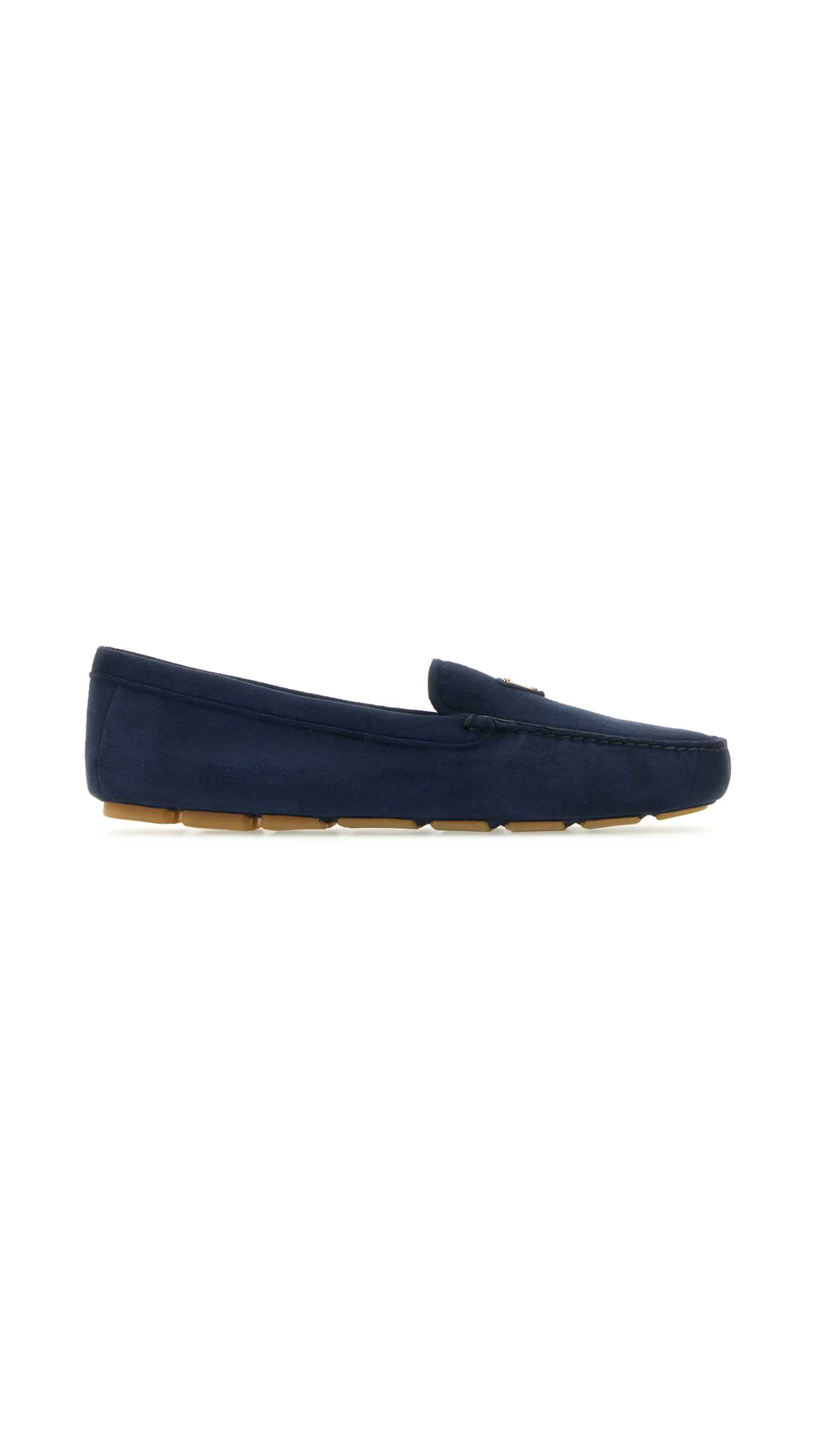 Suede Moccasin - Navy