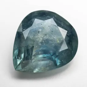 Teal Brilliant Sapphire - 7.75ct Pear