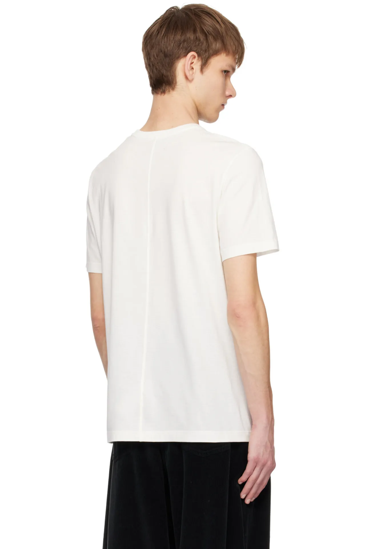 The Row  |Crew Neck Plain Cotton Short Sleeves Crew Neck T-Shirts