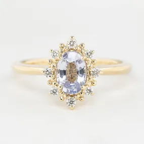 Victoria Ring 0.91ct Light Blue Ceylon Sapphire (One of a kind)