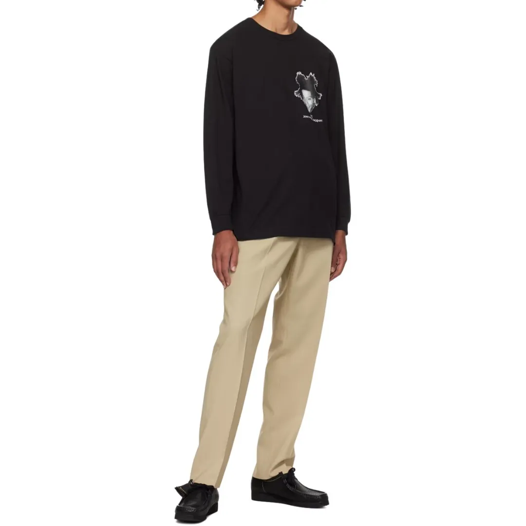 WACKO MARIA  |Crew Neck Plain Cotton Logo Crew Neck T-Shirts