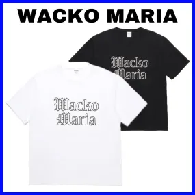 WACKO MARIA  |Crew Neck Street Style Plain Cotton Crew Neck T-Shirts