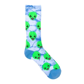 We Out Here Socks (Aqua)