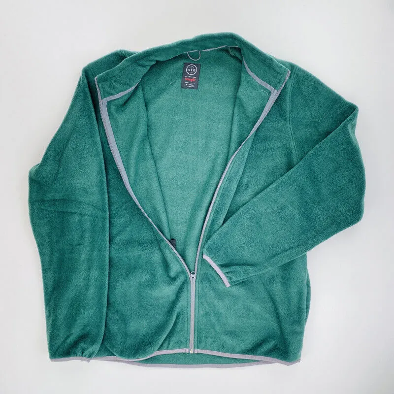 Wrangler  Adams Fleece Full Zip - Felpa con cappuccio di seconda mano - Uomo - Verde - M