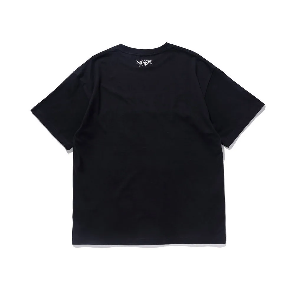 X-Large  |Crew Neck Unisex Street Style Plain Cotton Short Sleeves