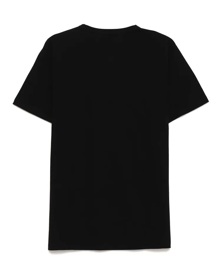 Yohji Yamamoto  |Crew Neck Street Style Cotton Short Sleeves Logo Designers